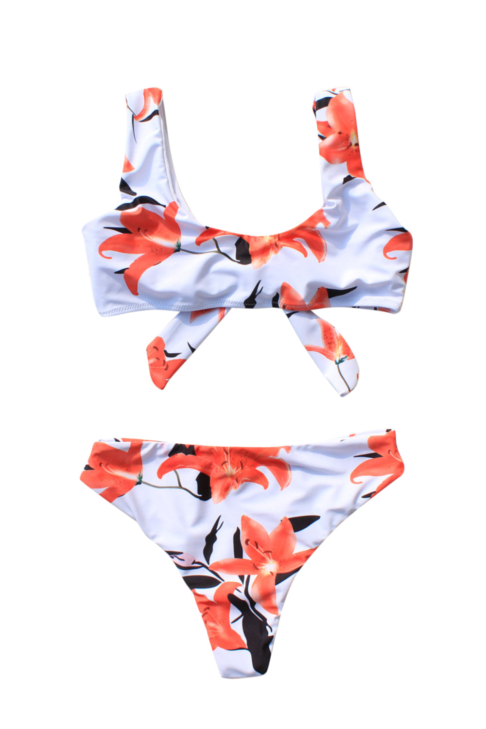 Iyasson Breezy Floral printing Bikini Set